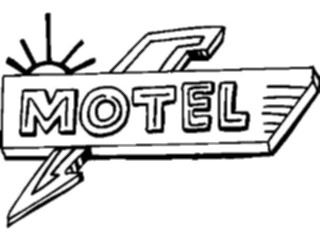 Sticker Custom Preview Image #132319 Travel Leisure Vacations Motel Sign1