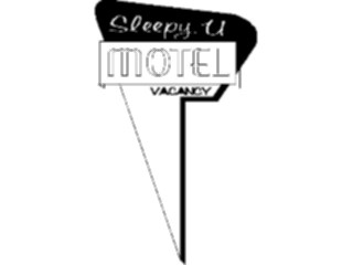 Sticker Custom Preview Image #132320 Travel Leisure Vacations Motel Sign2