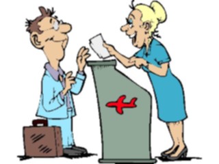 Sticker Custom Preview Image #132381 Travel Leisure Vacations Ticket Counter