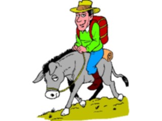 Sticker Custom Preview Image #132454 Travel Leisure Vacations Voyageon Donkey