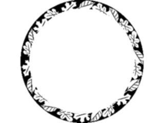 Sticker Custom Preview Image #132616 Trees Leaves Leaves Leaf Circle Frame1