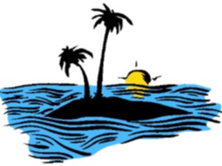 Sticker Custom Preview Image #132865 Trees Leaves Trees Palm Tree Sunset