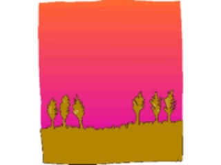 Sticker Custom Preview Image #132907 Trees Leaves Trees Sunset Background