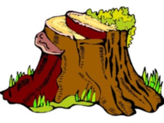 Sticker Custom Preview Image #133186 Trees Leaves Trees Tree Stump10