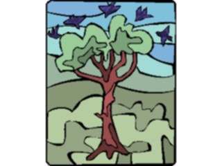 Sticker Custom Preview Image #133206 Trees Leaves Trees Treewith Birds1