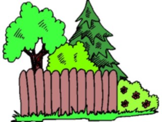 Sticker Custom Preview Image #133242 Trees Leaves Trees Trees Fence