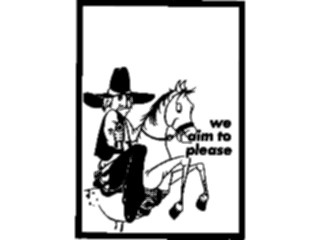 Sticker Custom Preview Image #133262 Western Rodeo Aimto Please Frame