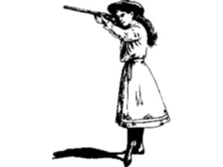 Sticker Custom Preview Image #133263 Western Rodeo Annie Oakley