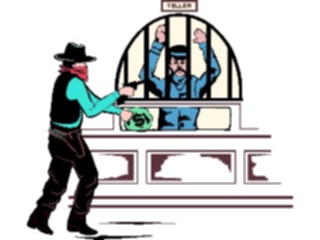 Sticker Custom Preview Image #133288 Western Rodeo Bank Robbery