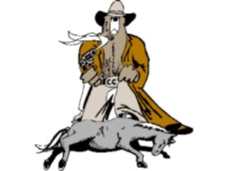 Sticker Custom Preview Image #133296 Western Rodeo Bear Cowboy