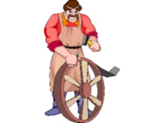 Sticker Custom Preview Image #133302 Western Rodeo Blacksmith Wheel