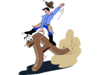 Sticker Custom Preview Image #133317 Western Rodeo Bucking A