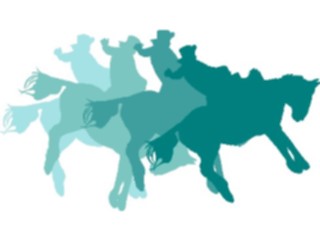 Sticker Custom Preview Image #133320 Western Rodeo Bucking Horse01