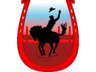 Sticker Custom Preview Image #133321 Western Rodeo Bucking Horse02