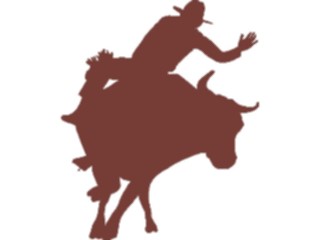 Sticker Custom Preview Image #133334 Western Rodeo Bull Riding2