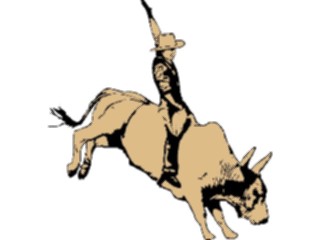 Sticker Custom Preview Image #133335 Western Rodeo Bull Riding3