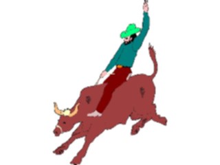 Sticker Custom Preview Image #133338 Western Rodeo Bull Riding6