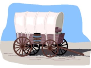 Sticker Custom Preview Image #133363 Western Rodeo Covered Wagon07