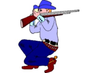 Sticker Custom Preview Image #133554 Western Rodeo Cowboy Shooting4