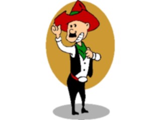 Sticker Custom Preview Image #133565 Western Rodeo Cowboy Smiling