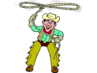Sticker Custom Preview Image #133588 Western Rodeo Cowboywith Lasso6