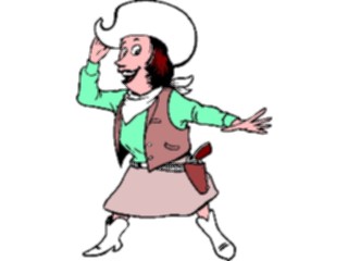 Sticker Custom Preview Image #133603 Western Rodeo Cowgirl02