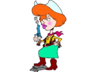 Sticker Custom Preview Image #133604 Western Rodeo Cowgirl03