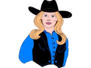 Sticker Custom Preview Image #133607 Western Rodeo Cowgirl06