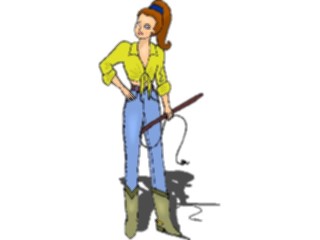Sticker Custom Preview Image #133615 Western Rodeo Cowgirl14