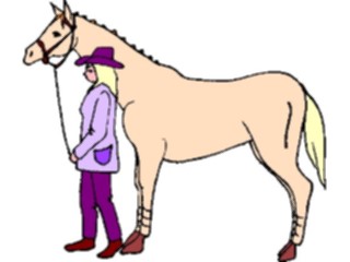 Sticker Custom Preview Image #133622 Western Rodeo Cowgirlwith Horse