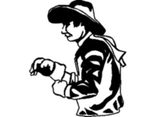Sticker Custom Preview Image #133623 Western Rodeo Cowpoke