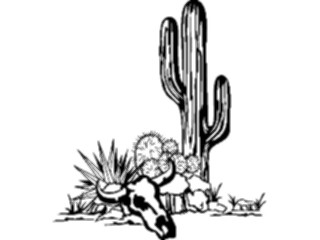 Sticker Custom Preview Image #133626 Western Rodeo Desert Cactus
