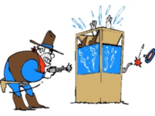 Sticker Custom Preview Image #133634 Western Rodeo Dunking Booth