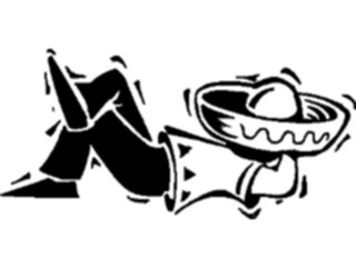 Sticker Custom Preview Image #133691 Western Rodeo Manwith Sombrero