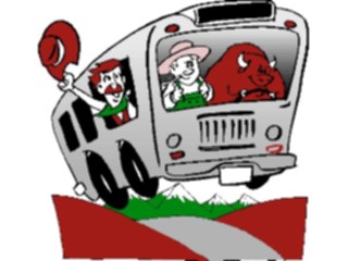 Sticker Custom Preview Image #133740 Western Rodeo Rodeo Bus