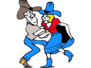 Sticker Custom Preview Image #133816 Western Rodeo Square Dancing1