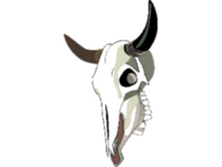 Sticker Custom Preview Image #133840 Western Rodeo Steer Skull12