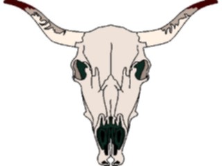 Sticker Custom Preview Image #133841 Western Rodeo Steer Skull13