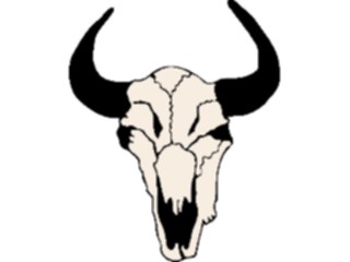 Sticker Custom Preview Image #133842 Western Rodeo Steer Skull14