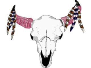 Sticker Custom Preview Image #133843 Western Rodeo Steer Skull15