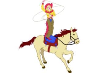 Sticker Custom Preview Image #133863 Western Rodeo Trick Rider