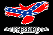 Freebird_Rebel Flag Decal Graphic