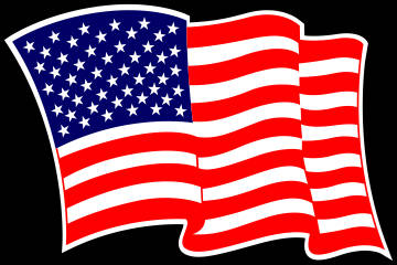 Customize this American_USA_Wave Flag Decal