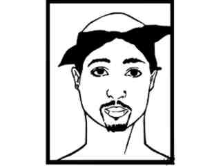  2pac Drawing Decal Proportional