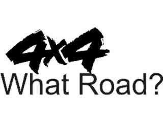  4 X 4_ What Road Decal Proportional