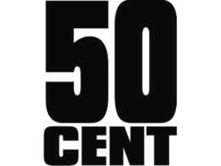  5 0 Cent Decal Proportional