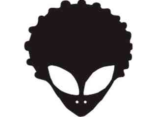  Alien Black Decal Proportional