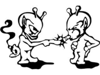 Alien Blunts Decal Proportional