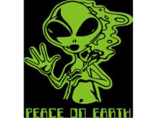  Alien Peace On Earth_ I N V Decal Proportional