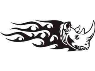  Animal Flames Rhino_ 0 2 5b_ A F 1 Decal Proportional